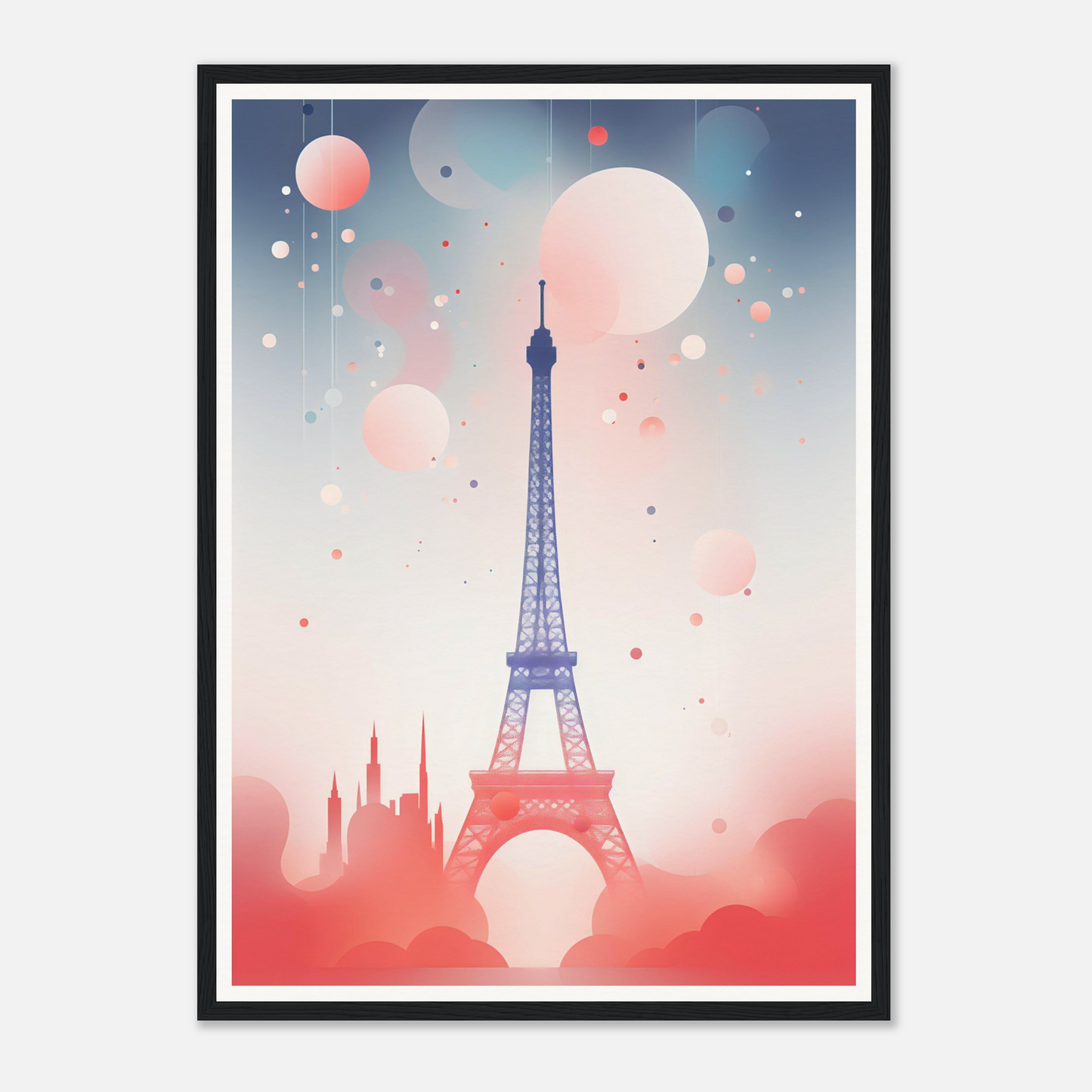 The eiff tower paris poster