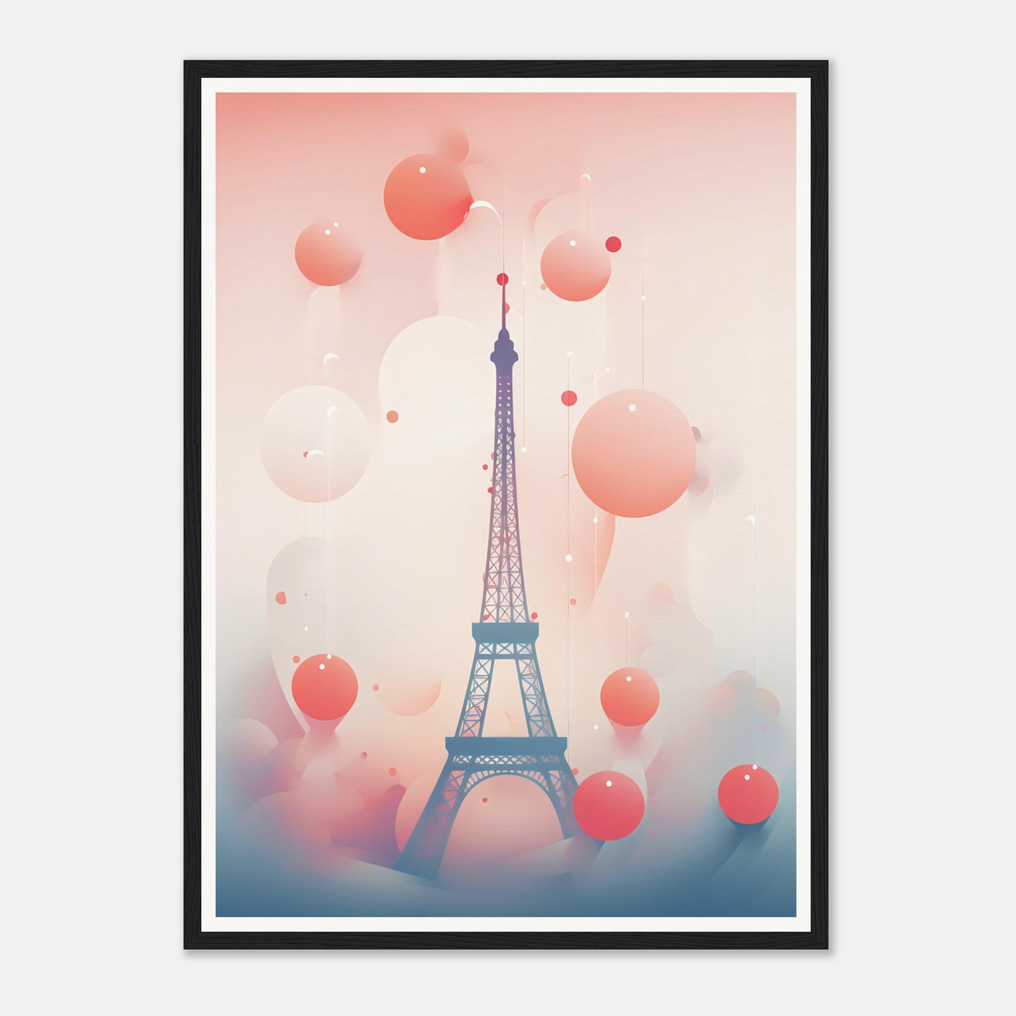 The eiff tower paris poster