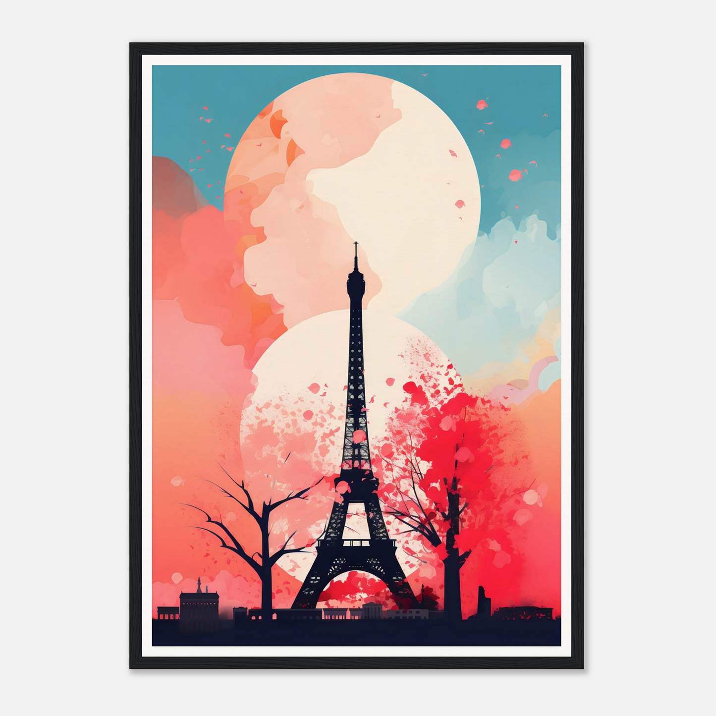 The eiff tower paris poster