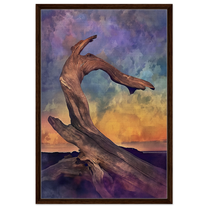 Twisted driftwood sculpture from Elemental Reverie for unique room decor on Shopify Planet