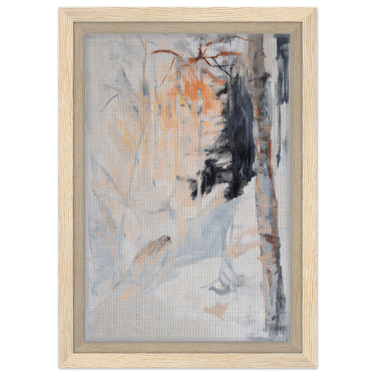 Abstract painting with muted colors and brushstrokes, part of Ephemeral Brevised Transience