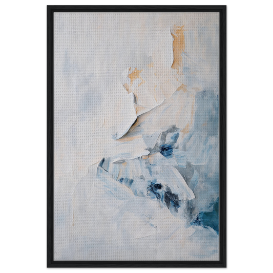 Abstract painting of a ballet dancer in a white tutu for Etheric Silence Dreaming room decor