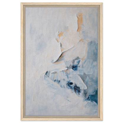 Abstract painting of a ballerina in muted colors, part of Etheric Silence Dreaming collection