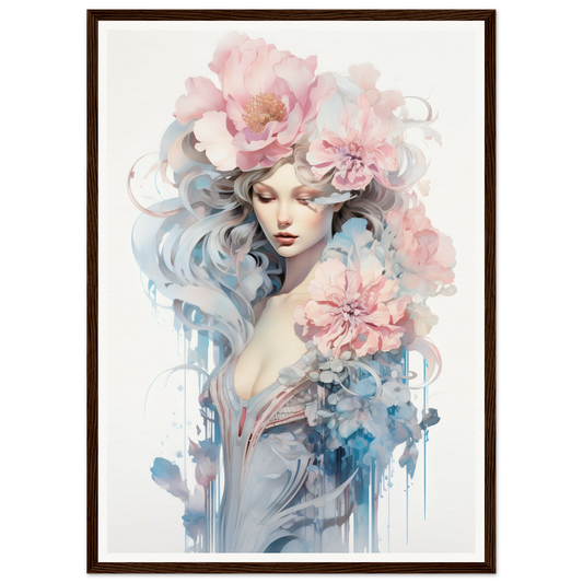 A framed poster of Untamed Elegance The Oracle Windows™ Collection.