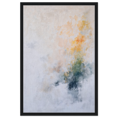 Abstract painting in soft pastel colors, Flowing Dreams Surrender framed canvas print