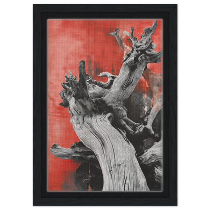 Gnarled tree trunk with bare branches, Fluid Wood Epiphany for stylish room decor