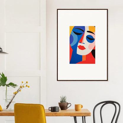 Framed wall art featuring bold geometric shapes in Colors Reverie for stylish room decor