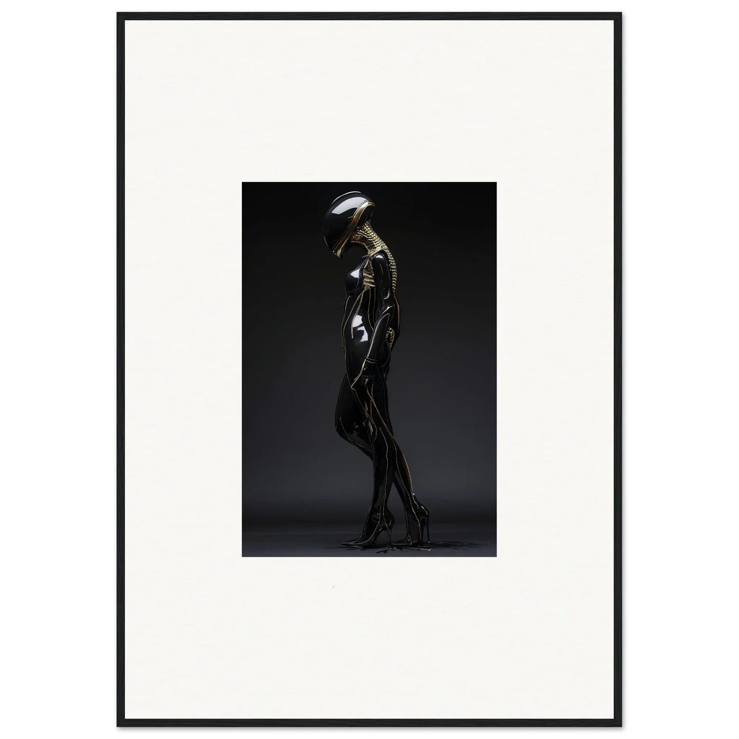 Skeletal figure in a hat and suit for stylish room decor and framed wall art dimensions elegantly