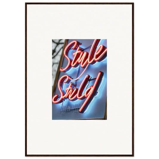 Neon Dive style sale sign for trendy room decoration canvas print ideas