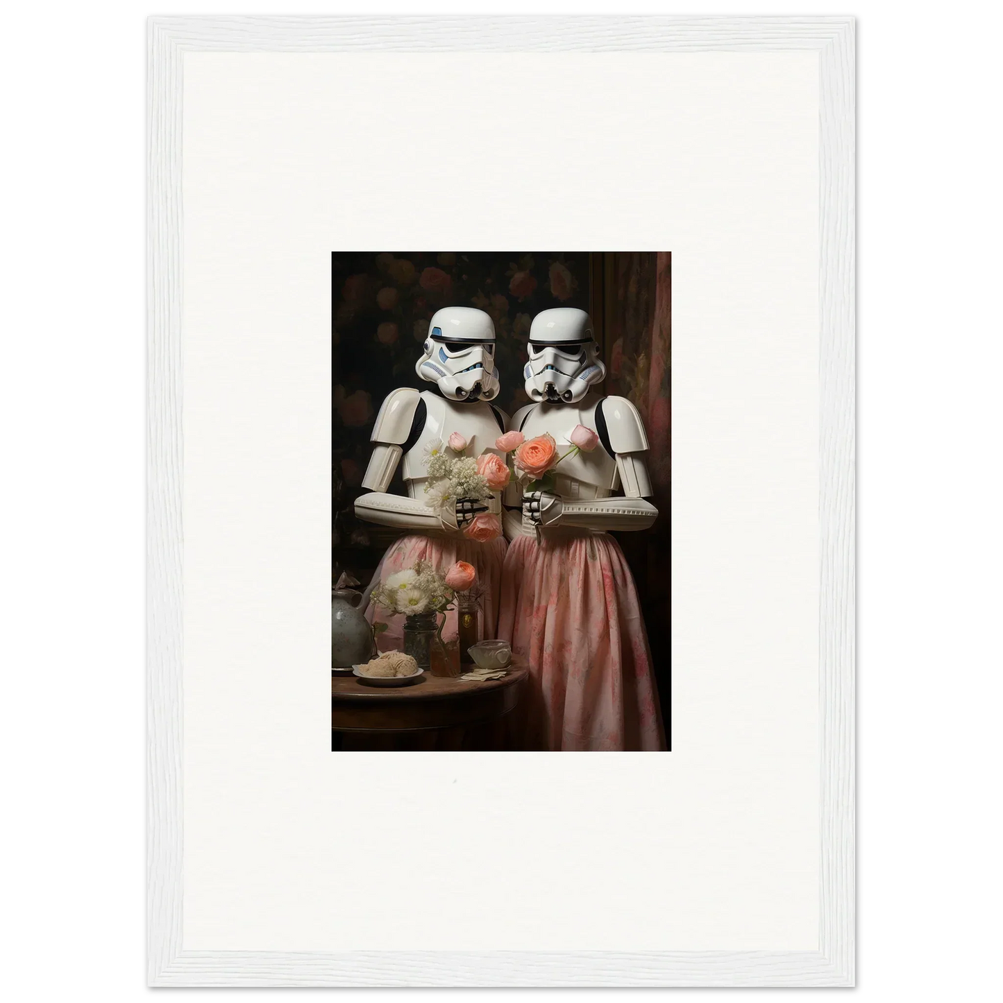 Two Stormtroopers in vintage style, special edition art™ for your premium framed wall