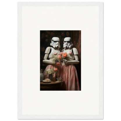 Two Stormtroopers in vintage style, special edition art™ for your premium framed wall