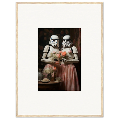 Two Stormtroopers having a cute tea time in special edition art™ for your framed wall art