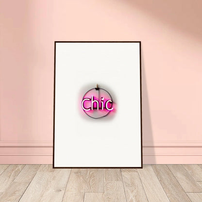 Framed wall art featuring a pink chic design for stylish room decor by Espress Plaissant