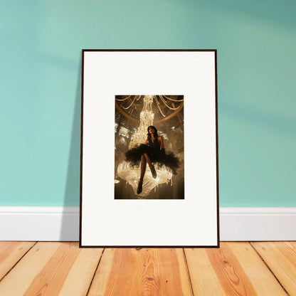 Framed wall art of a Ballerina in light, perfect for Goddess Ascendant room decor