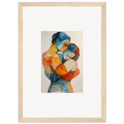 Framed watercolor of a couple for dreamy room decoration with Touchpoint Ballerina vibe