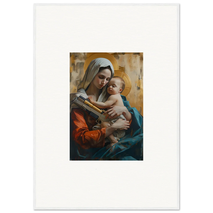 Renaissance style Madonna and Child canvas print for stunning room decoration wall art