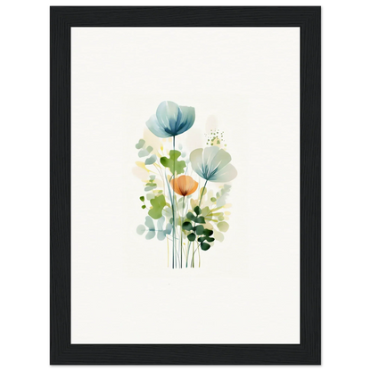 Watercolor canvas print of Ethereal Bloom Reverie for lovely room decoration