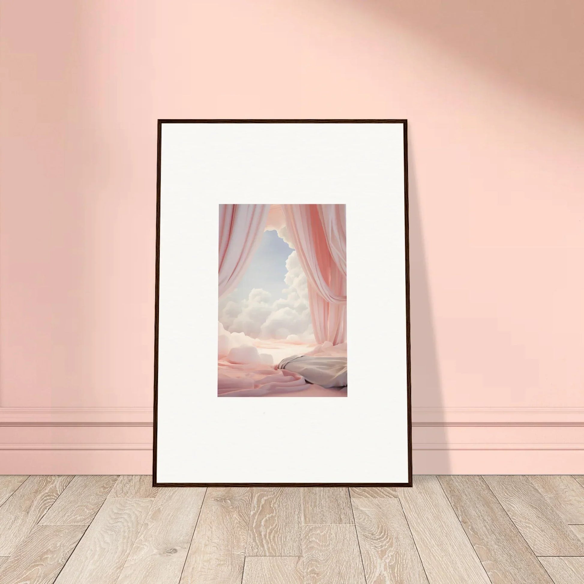 Framed canvas print of a dreamy Ethereal Dreamscape Portal for stylish room decoration