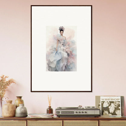 Framed wall art of a figure in a flowing gown from Ethereal Satin Interlude special edition