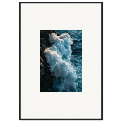 Crashing ocean wave canvas print for cool room decoration and stylish wall art