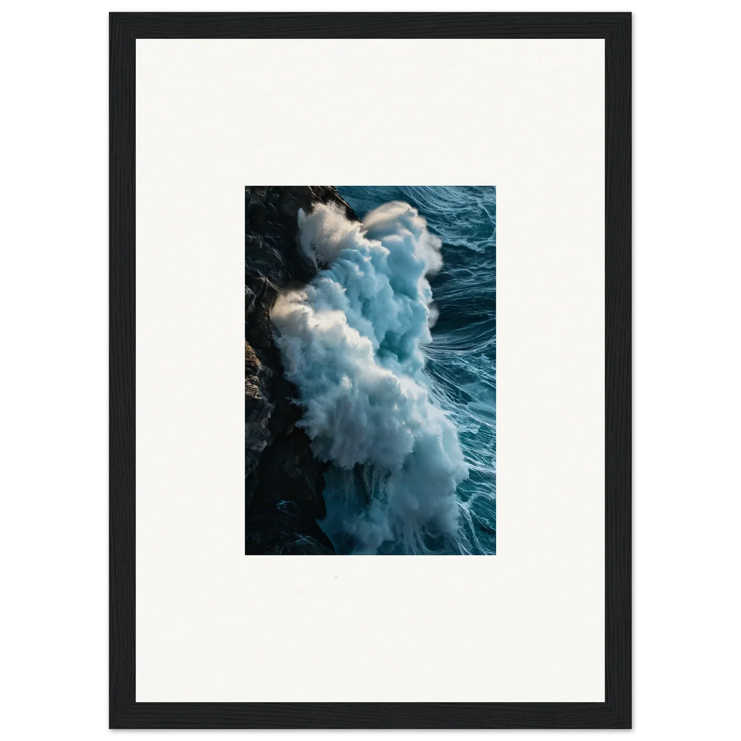 Crashing ocean wave canvas print for stunning wall art and room decoration