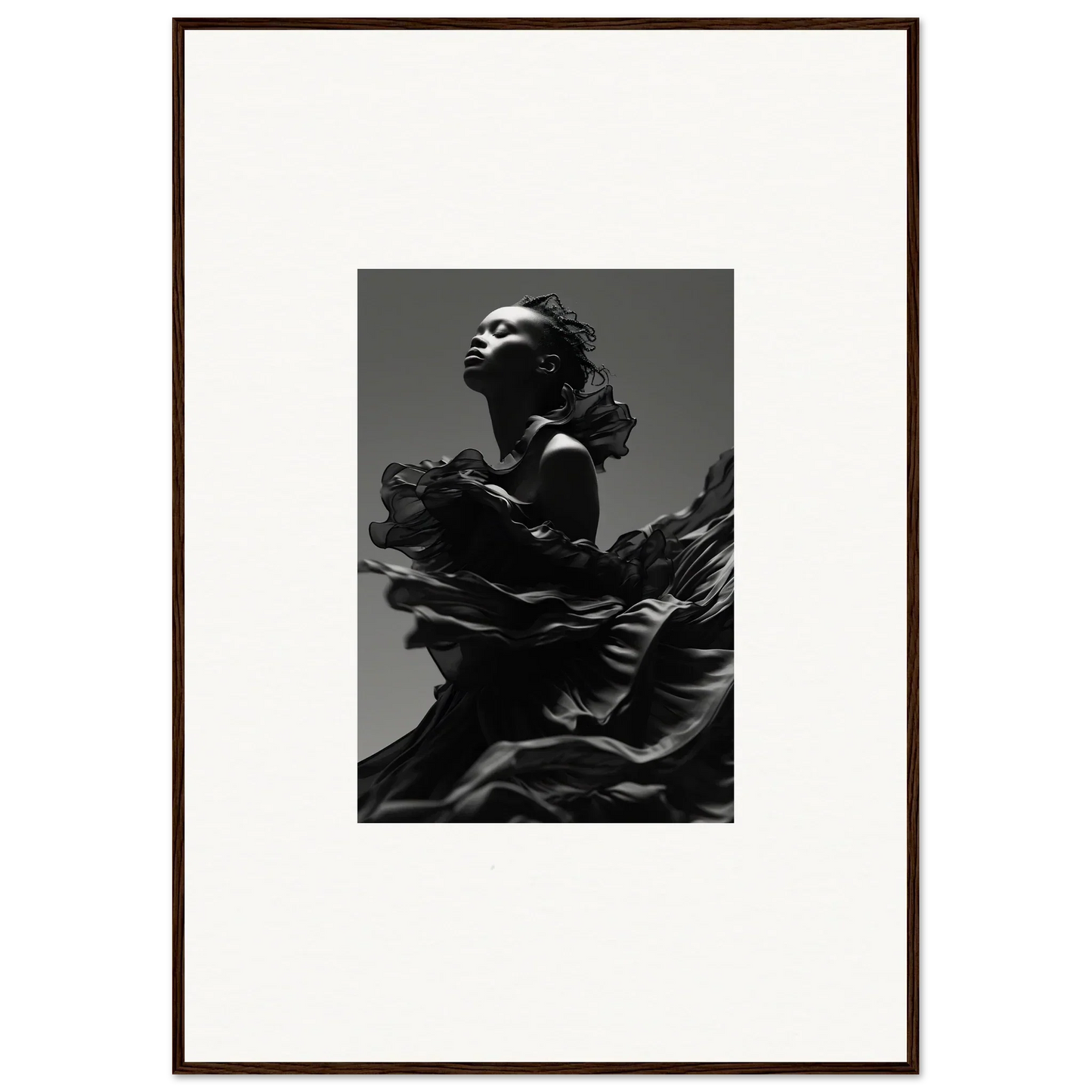 Dramatic black and white photograph for Ethereal Twilight Reverie room decor framed wall art