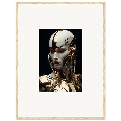 Futuristic humanoid robot design for your Omniverse Muse canvas print room decoration