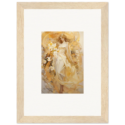 Framed painting of an ethereal symphony for stylish room decoration canvas print