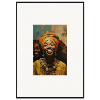 Framed wall art of Joyous Spirtbeam with a joyful expression and vibrant colors