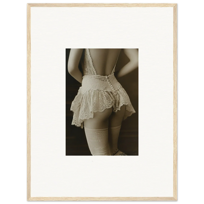 Delicate lace lingerie skirt from Laced Prism, perfect for stylish room decoration