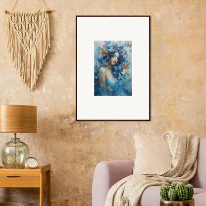 Framed wall art of a dreamy portrait for stylish room decor in Dream Rhapsody theme