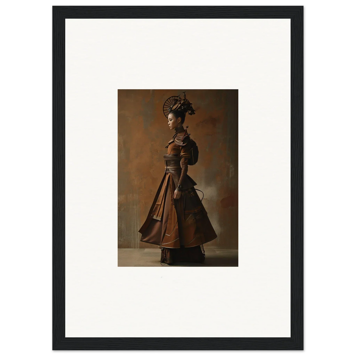 Elegant Victorian portrait canvas print for nostalgic room decoration vibes