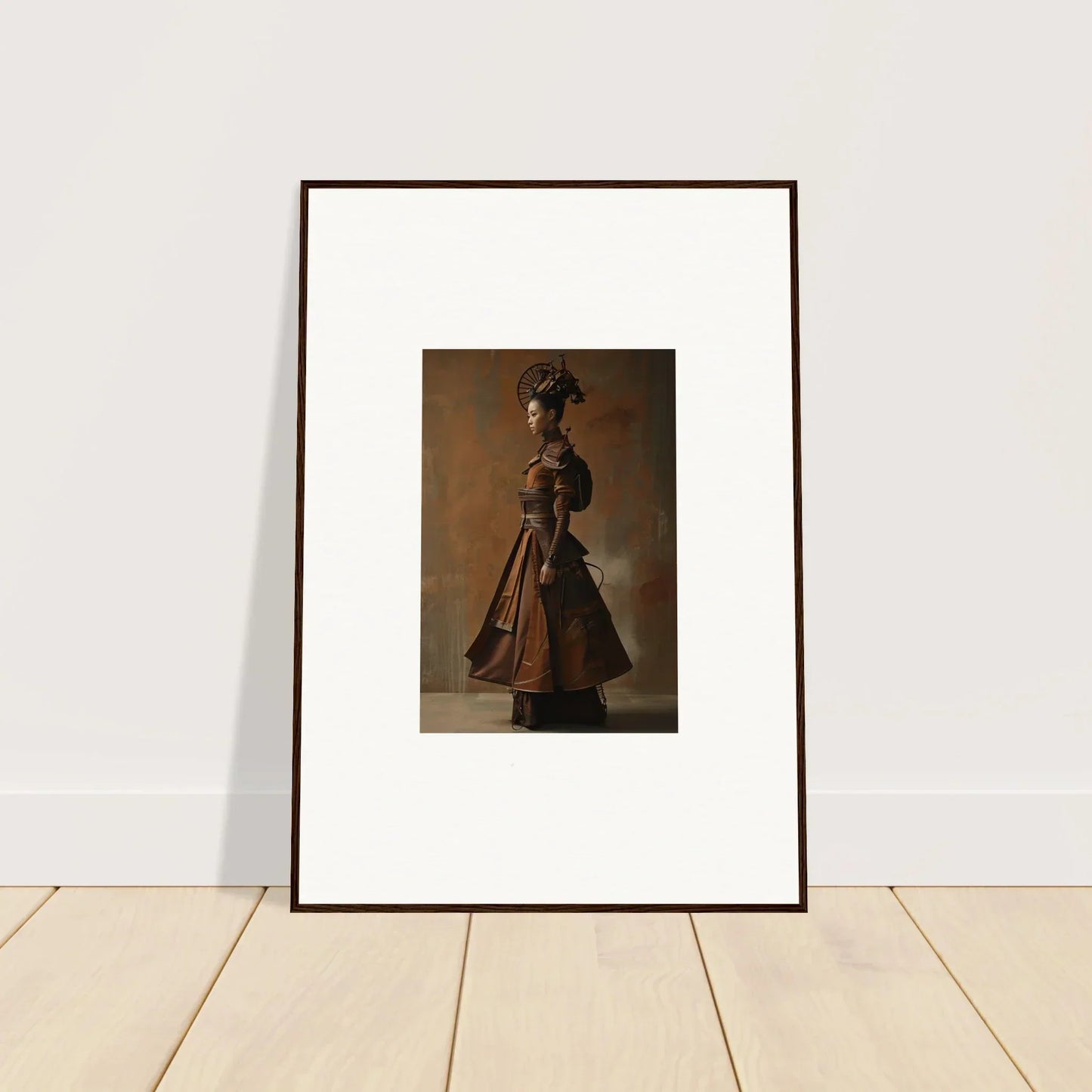 Ornate historical costume photo for nostalgia chronicles room decoration canvas print