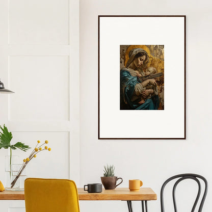 Framed wall art of a woman with a baby, ideal for room decor in Halo Ricochet