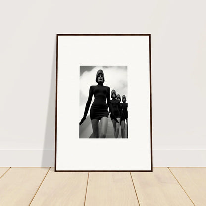 Framed black and white Venus Phantoms photograph for stylish room decor