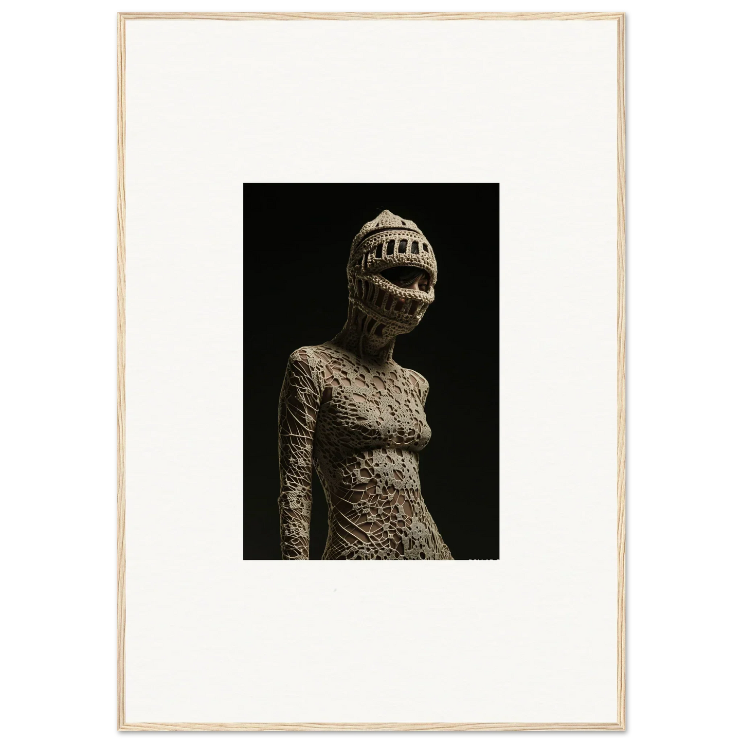 Eerie humanoid sculpture wall art for captivating room decor and unique canvas prints