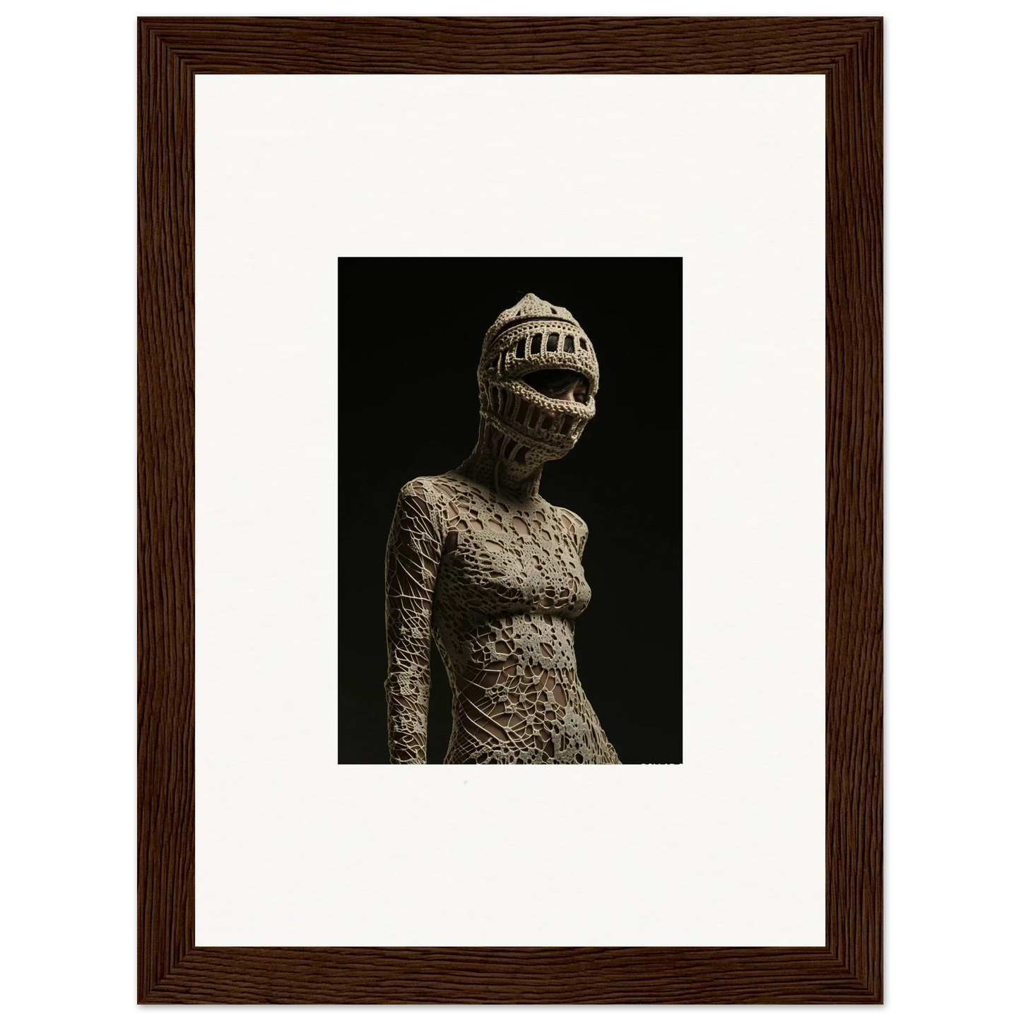 Eerie humanoid sculpture for unique room decor or framed wall art canvas prints