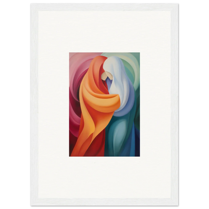 Abstract painting with flowing curves in vibrant colors for Mystic VesselSpice special edition art™