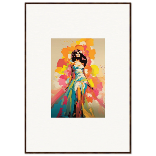 Artistic illustration of a figure in turquoise gown for Nectar Dreampapillonsexus special edition art™