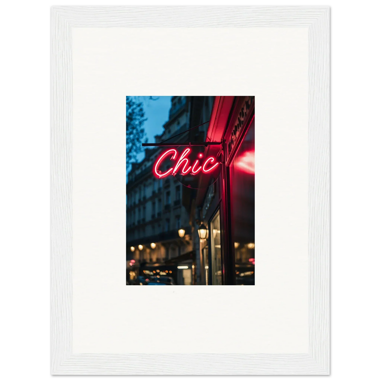 Chic neon sign in red cursive from Neon Urban Whispers for a trendy vibe