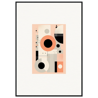 Abstract geometric art in coral pink and black for Odyssey Dreamscape Unveiled special edition