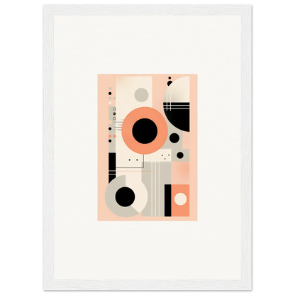 Abstract geometric art in peach, black, and gray tones from Odyssey Dreamscape Unveiled