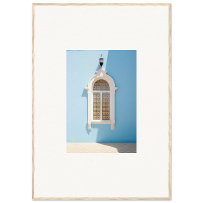 Ornate white window with arched top from Opalescent Odyssey special edition art™