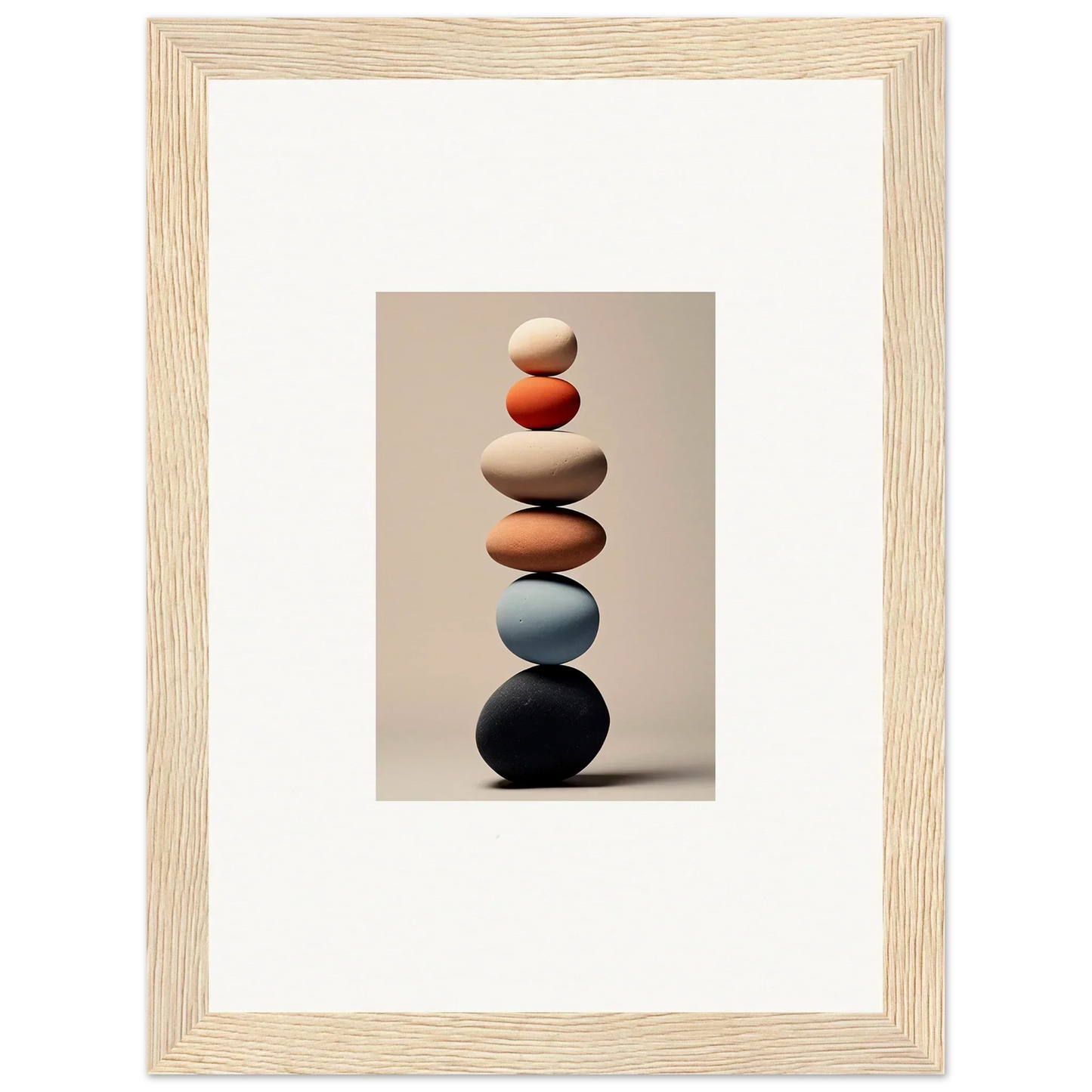 Balanced stones in earthy and blue tones for the Orb Reverie special edition art™