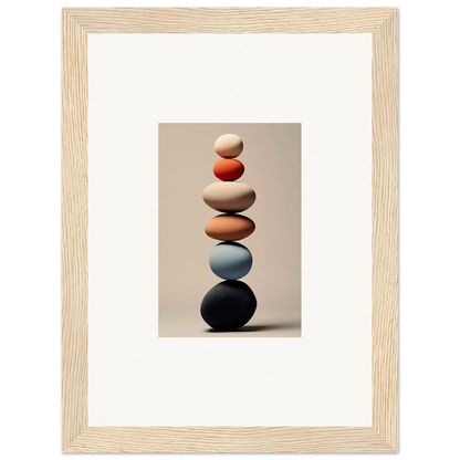 Balanced stones in earthy and blue tones for the Orb Reverie special edition art™