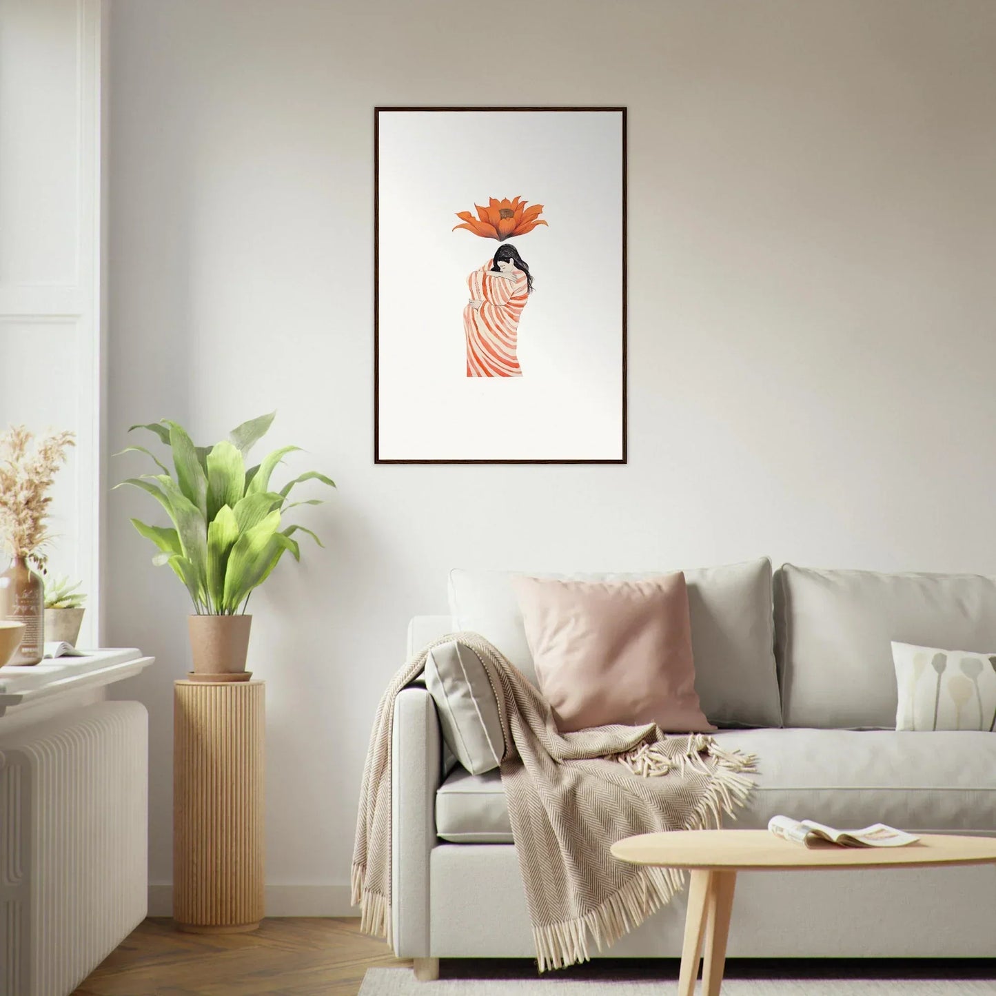 Stylized figure artwork with flower, perfect for Petal Whisper special edition art