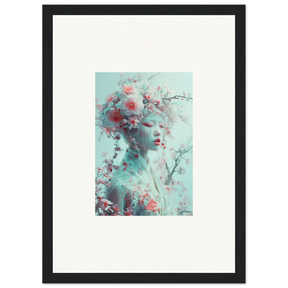 Ethereal portrait of floral elements in soft pastels for Blossom Reverie room decor