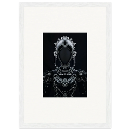 Ornate silhouette of a regal figure for Phantom Regal Conduit room decor wall art