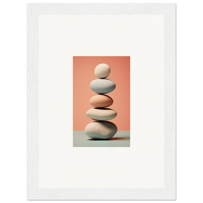 Stack of smooth stones in vibrant colors, perfect for marble sands room decoration