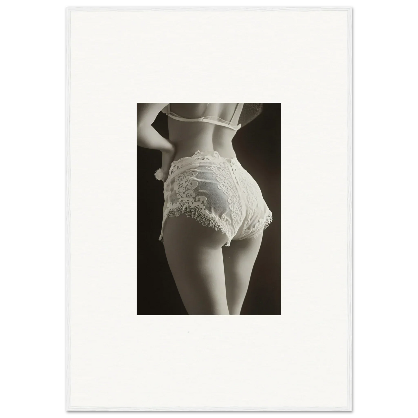 Lace curvature white underwear adds a feminine touch to your wardrobe